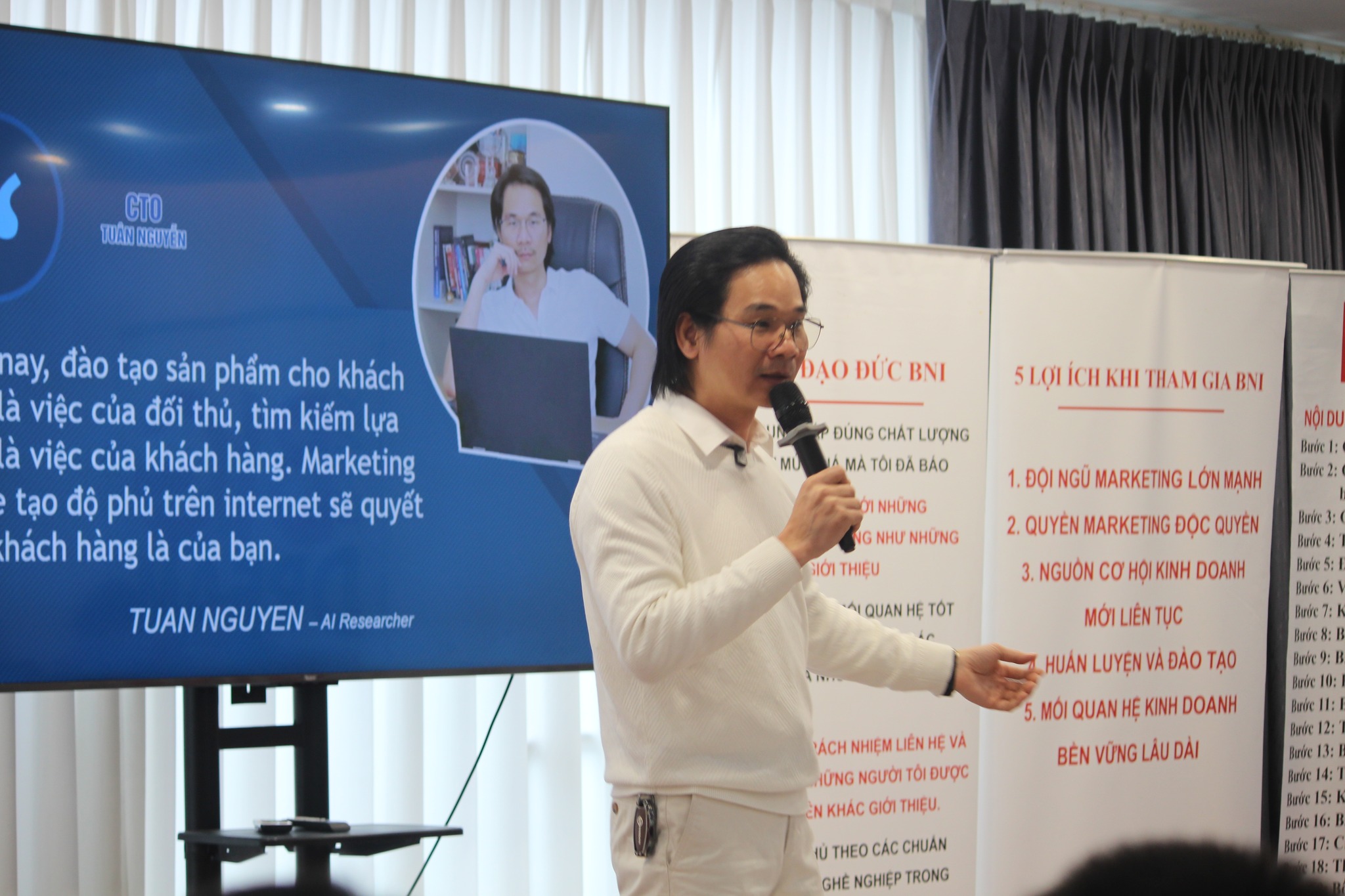 Buổi chia sẻ của Thầy CTO Tuân Nguyễn và BNI EMPEROR Tư duy đổi mới trong thời đại AI